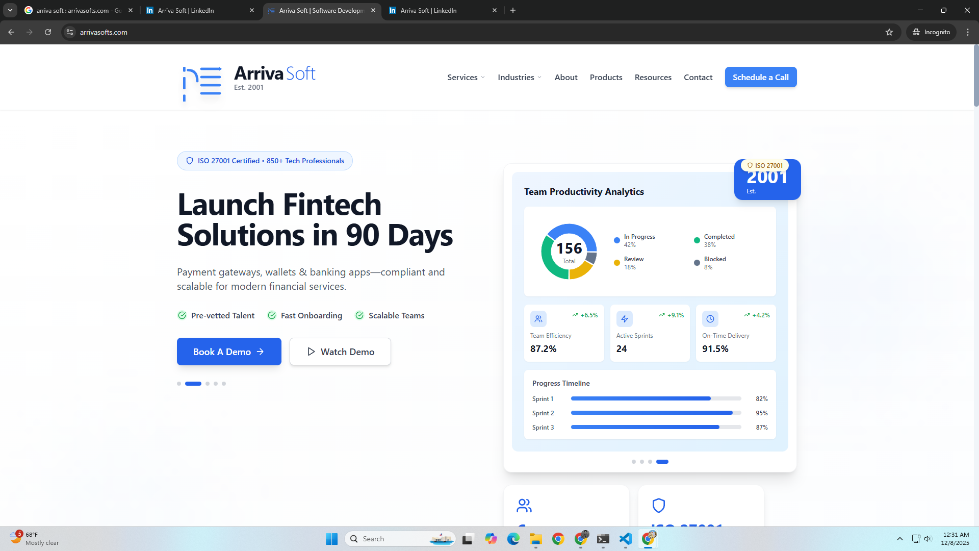 Enterprise Digital Transformation Website